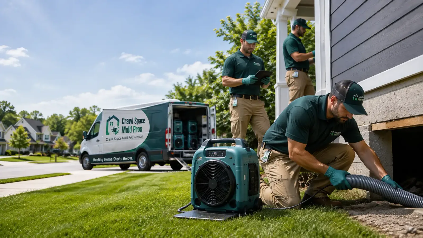 Crawl Space Mold Removal in Packwaukee, WI
